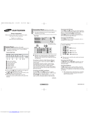 Samsung CS-21M21MQ Owner's Instructions Manual