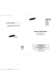 Samsung LE32M51BS Owner's Instructions Manual