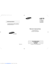 Samsung LS15M23C Owner's Instructions Manual
