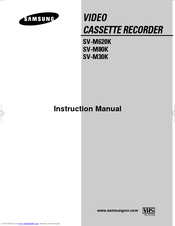 Samsung SV-M30K Instruction Manual