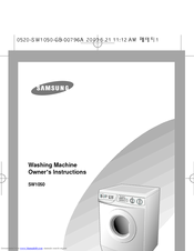 Samsung SW1050 Owner's Instructions Manual