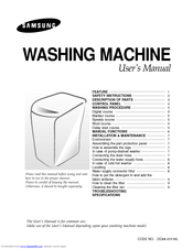 Samsung WA85B7QT User Manual