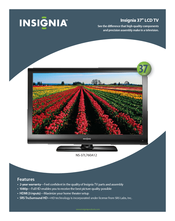 Insignia NS-37L760A12 Specification