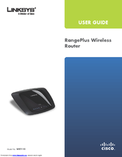 Linksys RangePlus WRT110 User Manual