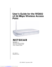 Netgear WG602 V3 User Manual
