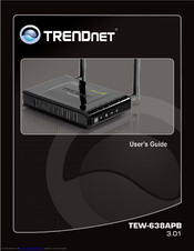 TRENDnet TEW-638AP User Manual