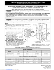 Frigidaire FEB30T7FCB Installation Instructions Manual