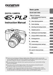 Olympus E-PL2 Instruction Manual