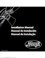 Hunter 23568 Installation Manual