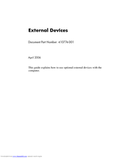 HP nx7300 - Notebook PC User Manual