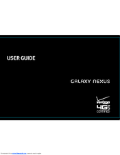 Samsung Galaxy Nexus User Manual