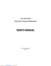 Gigabyte GA-7VCSV-RH User Manual