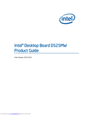 Intel Desktop Board D525MW Product Manual