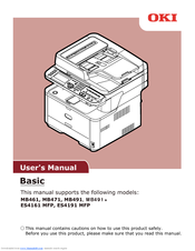 Oki MB491Plus Basic User Manual