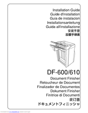 Kyocera DF-610 Installation Manual