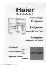 Haier HDE03WNAWW User Manual
