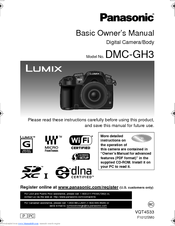 Panasonic Lumix DMC-GH3 Basic Owner's Manual
