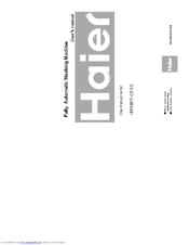 Haier HWM85-0566 User Manual