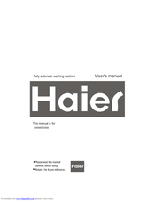 Haier HWM65-0566 User Manual