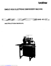 Brother BAS-415 Instruction Manual