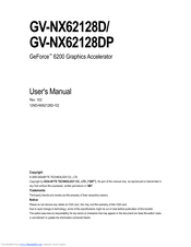Gigabyte GV-NX62128D User Manual
