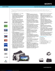 Sony DCR-SR65 - 40gb Hdd Handycam Camcorder Specifications