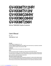Gigabyte GV-NX96G384H-HM User Manual