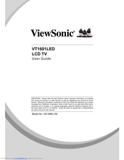 Viewsonic VT1601LED User Manual