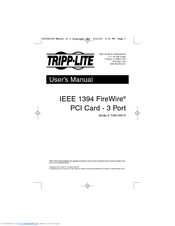 Tripp Lite F200-003-R User Manual