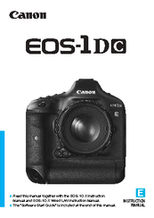 Canon EOS-1DC Instruction Manual