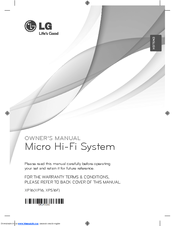 LG XPS16F Owner's Manual
