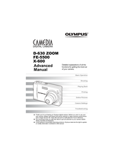 Olympus CAMEDIA D-630 Zoom Advanced Manual