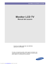 Samsung SyncMaster XL2370HD Manual Del Usuario