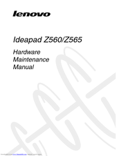 Lenovo IDEAPAD Z565 Hardware Maintenance Manual