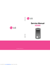 LG KE600 Service Manual