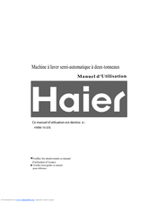 Haier HWM-14.0 Manuel D'utilisation