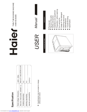 Haier HWM105-0626S User Manual