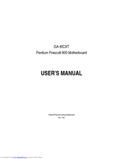 Gigabyte GA-8ICXT User Manual