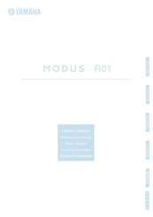 Yamaha Modus R01 Owner's Manual
