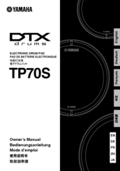 Yamaha DTX Drums TP70S Owner's Manual