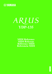 Yamaha Arius YDP-135 Reference