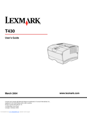 Lexmark Laser Printer User Manual