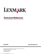 Lexmark E120 Reference