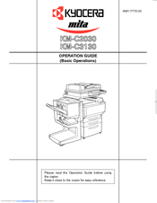Kyocera KM-C3130 Operation Manual
