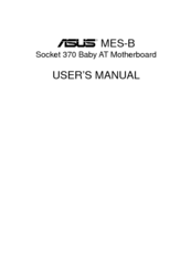 Asus MES-B User Manual