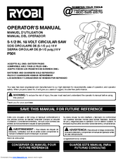 Ryobi P842 Operator's Manual