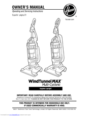 Hoover WindTunnel MAX Multi-Cyclonic Owner's Manual