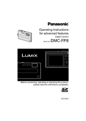 Panasonic DMC-FP8S - Lumix Digital Camera Operating Instructions Manual