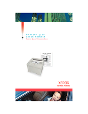 Xerox 5400N - Phaser B/W Laser Printer Service Quick Reference Manual