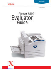 Xerox 5500DX - Phaser B/W Laser Printer Evaluator Manual